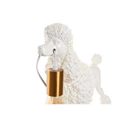 Home Esprit Bureaulamp Home Esprit Wit Gouden 50 W 220 V