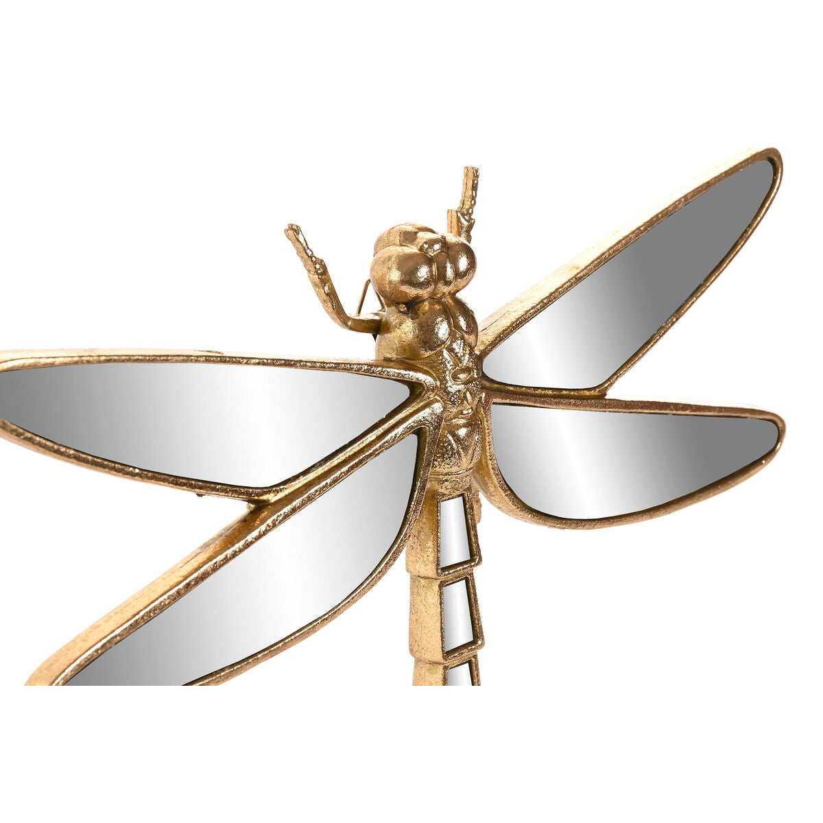 Home Esprit Wanddecoratie Home Esprit Gouden Modern Libel 25 X 4 X 31,5 Cm