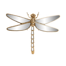 Home Esprit Wanddecoratie Home Esprit Gouden Modern Libel 25 X 4 X 31,5 Cm