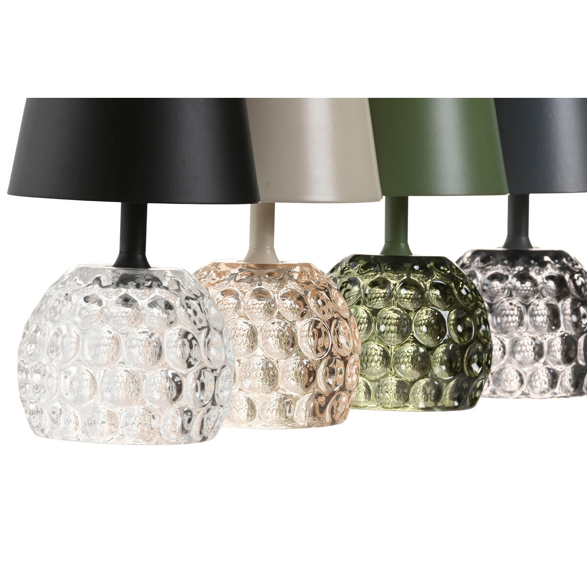 Home Esprit Bureaulamp Home Esprit Geel Groen Grijs (4 Stuks)
