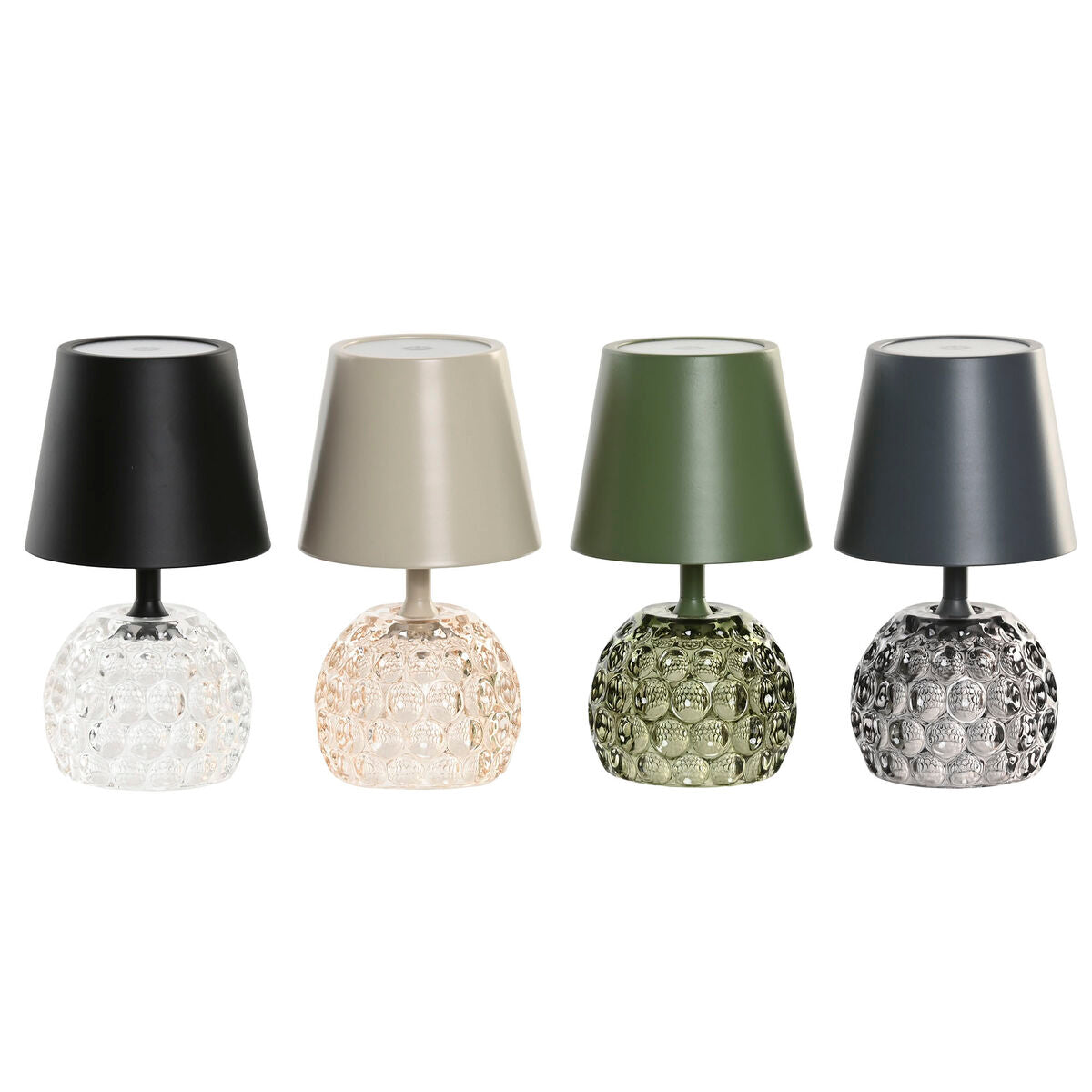 Home Esprit Bureaulamp Home Esprit Geel Groen Grijs (4 Stuks)