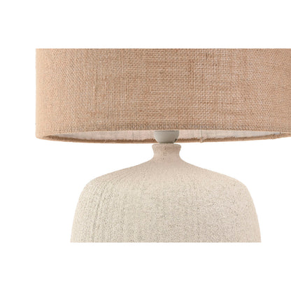 Home Esprit Bureaulamp Home Esprit Bruin Crème 50 W 220 V