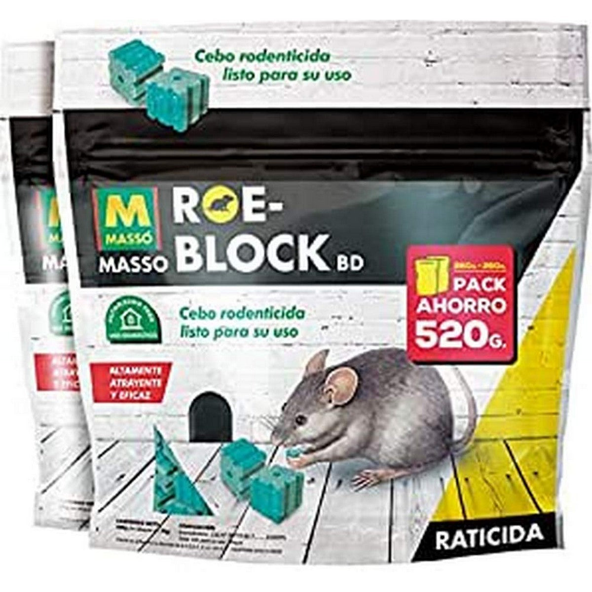 Massó Rattengif Massó Roe-Block 260 Gr + 260 Gr 520 G