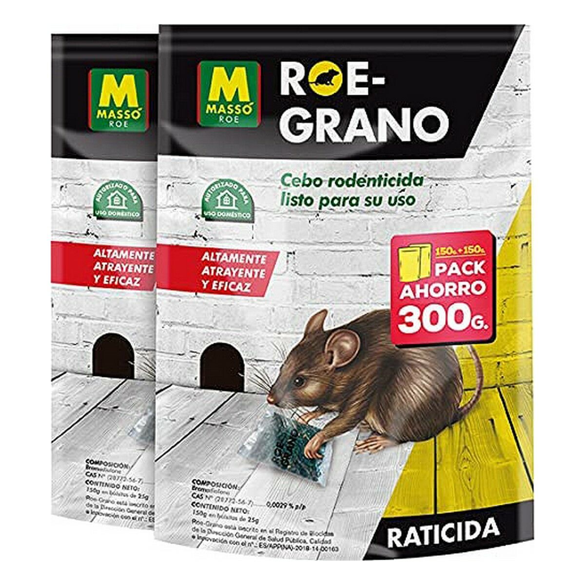 Massó Rattengif Massó Roe-Grano 300 G