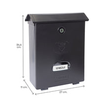 Arregui Brievenbus Arregui Zwart Polyestyreen Classic 27 X 11 X 34,6 Cm