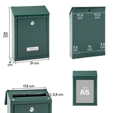 Arregui Brievenbus Arregui Groen Staal Civic