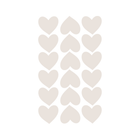 Wall decal hearts off-white