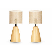 Gift Decor Bureaulamp Bruin 60 W 2 Stuks