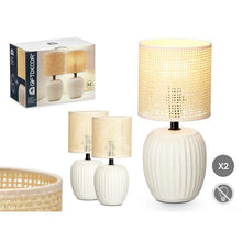 Gift Decor Bureaulamp Wit 60 W 2 Stuks