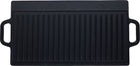 Grillplaat gietijzer 50.3x23.5x1.4 cm dubbelzijdig