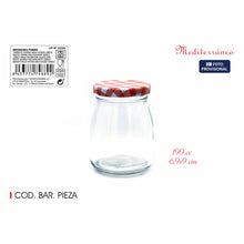 Mediterraneo Glazen Pot Mediterraneo Multifunctioneel 190 Ml Glas (48 Stuks)