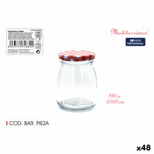Mediterraneo Glazen Pot Mediterraneo Multifunctioneel 190 Ml Glas (48 Stuks)
