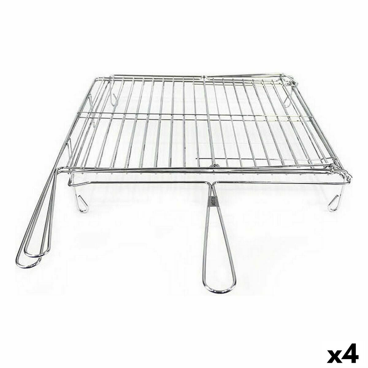 Algon Grill Algon Verchroomd Draaiend 40 X 45 X 10 Cm (4 Stuks)