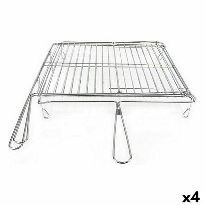 Algon Grill Algon Verchroomd Draaiend 40 X 45 X 10 Cm (4 Stuks)