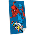 Spiderman Beach Towel 70X140 Cm Blue/Cotton
