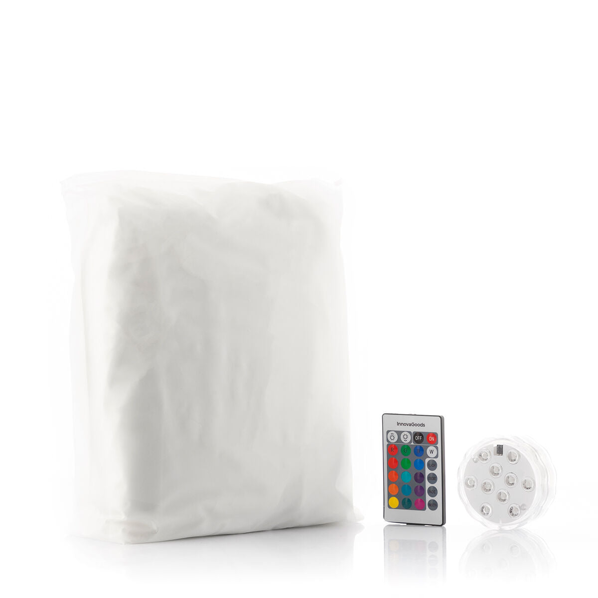 Innovagoods Opblaasbare Fauteuil Met Veelkleurige Lampjes En Afstandsbediening Chight Innovagoods