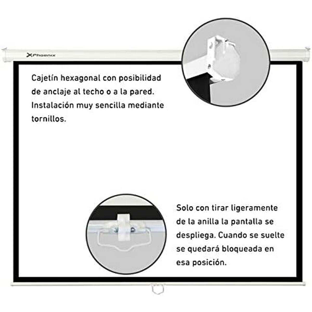 Phoenix Projectiescherm Phoenix Ph200 112&quot;