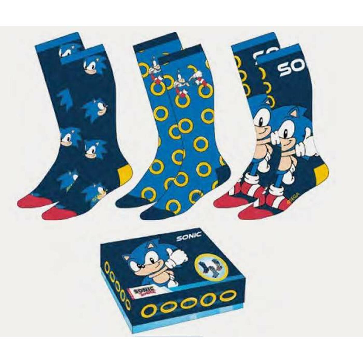 Sonic Sokken Sonic 36-41 3 Onderdelen