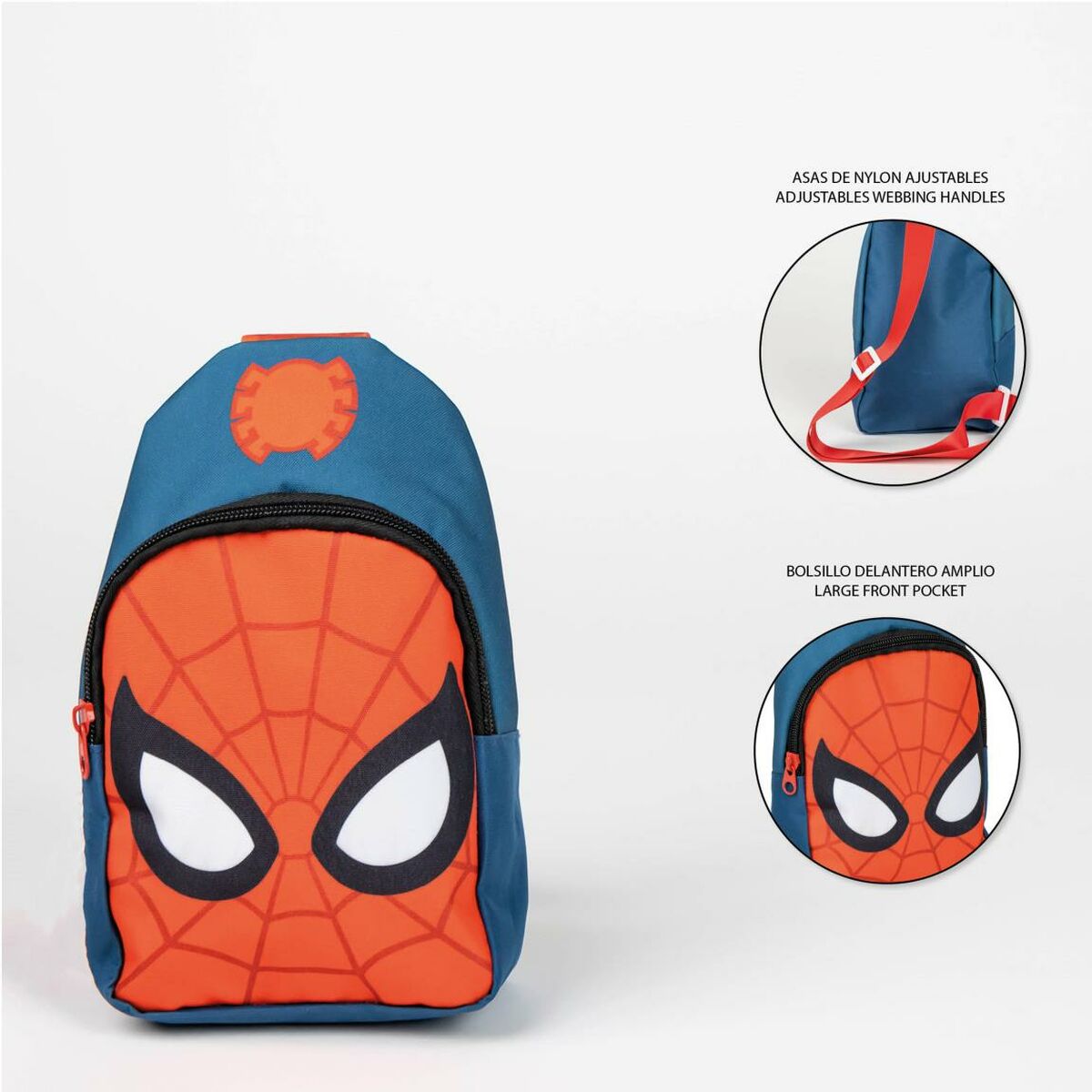 Spider-Man Kinderrugzak Spider-Man Schoudertas Blauw Rood 13 X 23 X 7 Cm