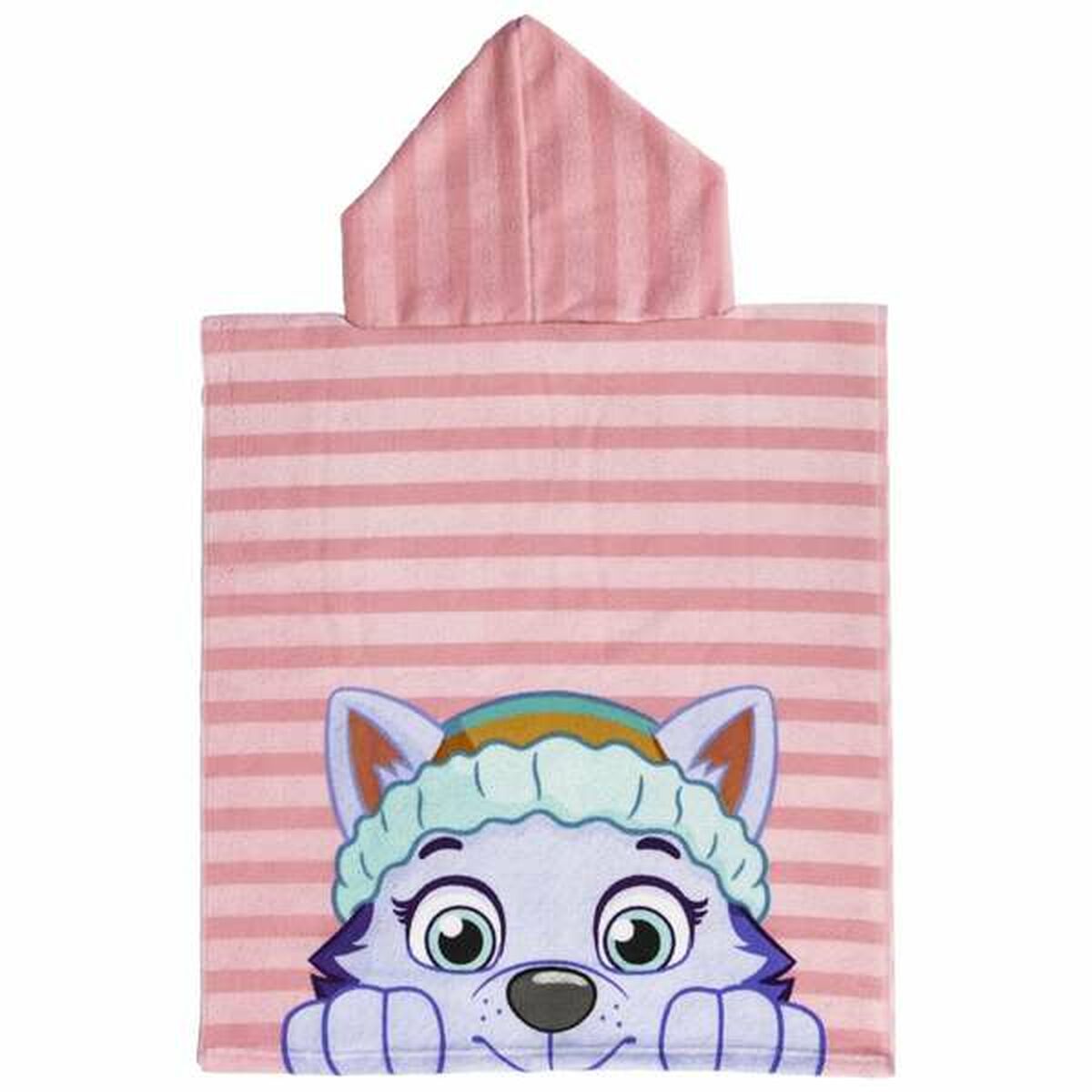 The Paw Patrol Poncho-Handdoek Met Capuchon The Paw Patrol Roze 50 X 115 Cm