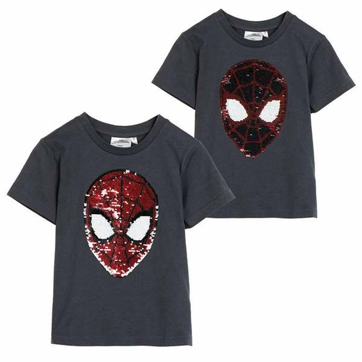 Spider-Man Kinder-T-Shirt Met Korte Mouwen Spider-Man Donker Grijs