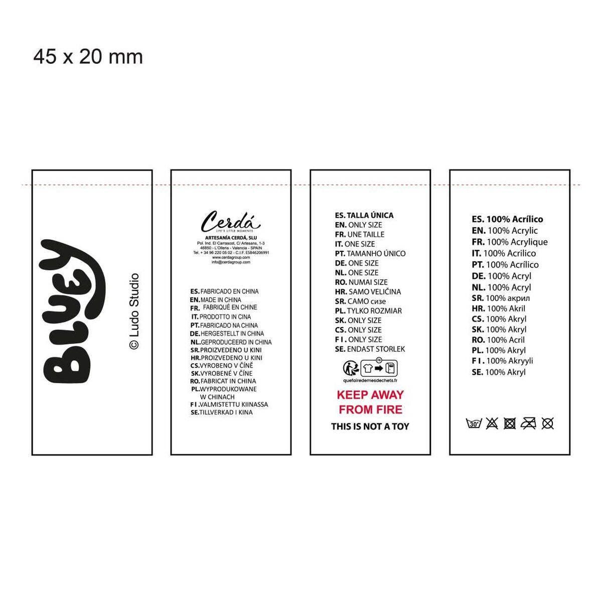 Bluey Muts En Wanten Bluey Blauw