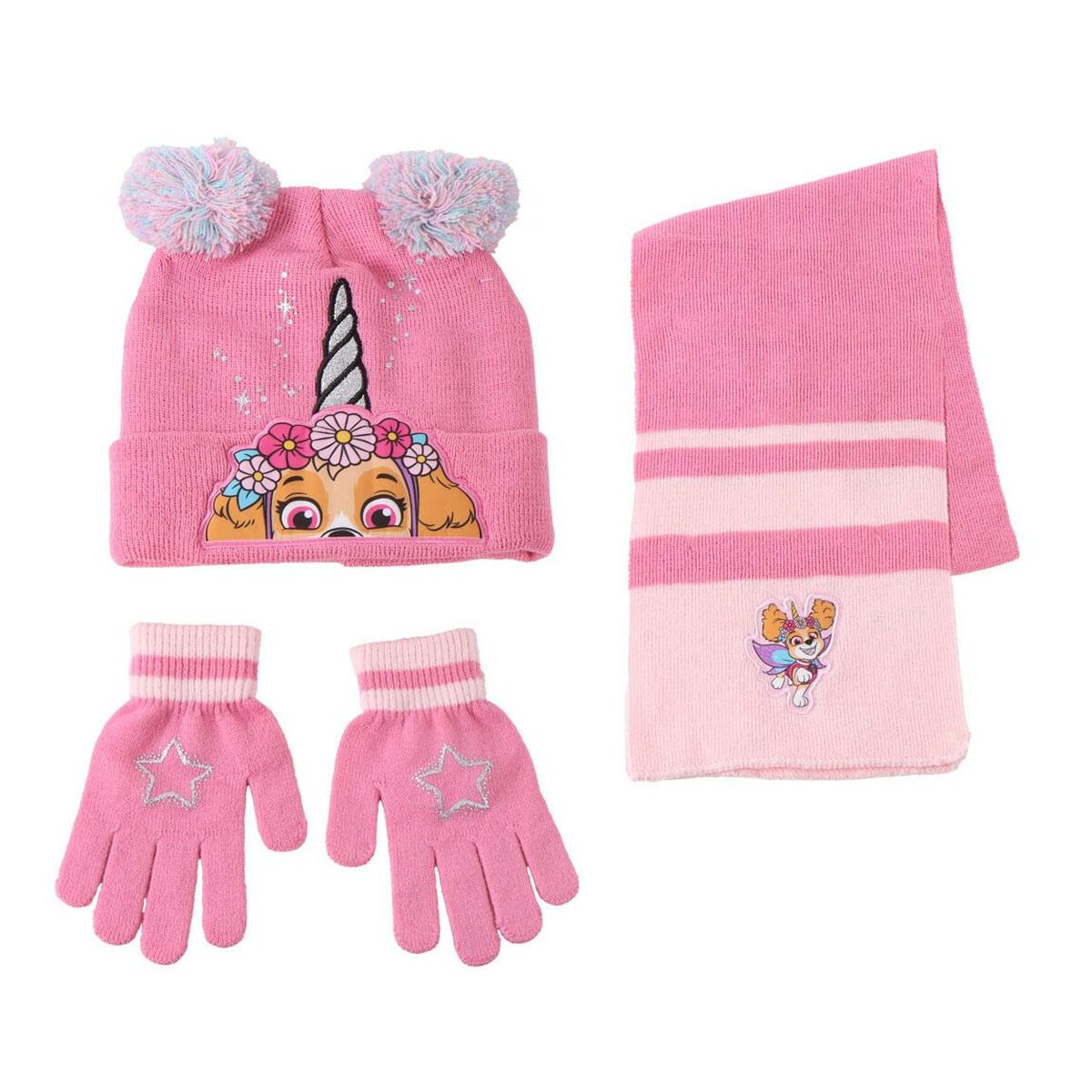 The Paw Patrol Muts En Wanten The Paw Patrol Roze