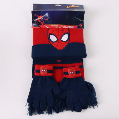 Spider-Man Muts En Wanten Spider-Man Blauw