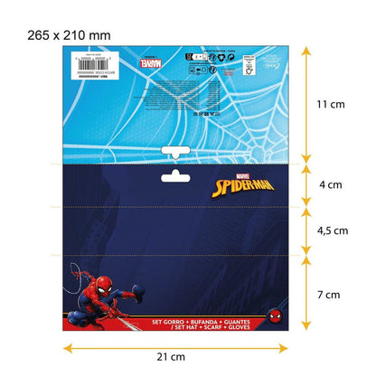 Spider-Man Muts En Wanten Spider-Man Blauw