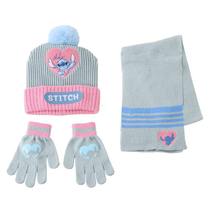 Stitch Muts En Wanten Stitch Licht Blauw