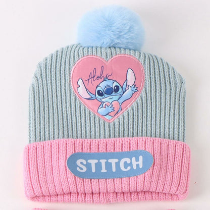 Stitch Muts En Wanten Stitch Licht Blauw