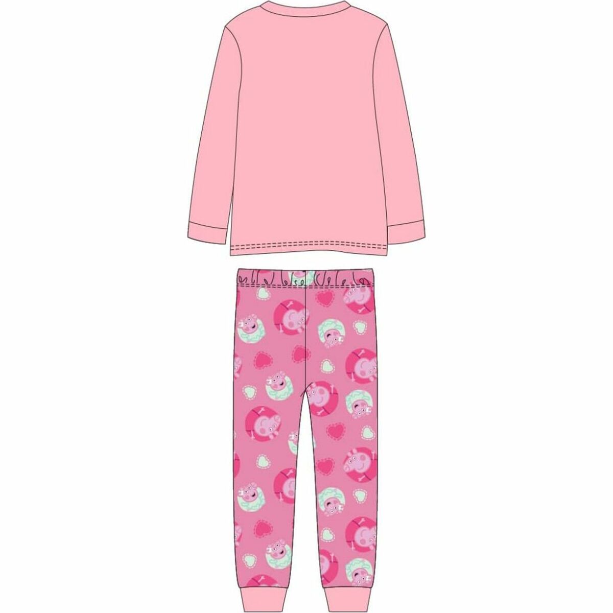 Peppa Pig Pyjama Kinderen Peppa Pig Roze