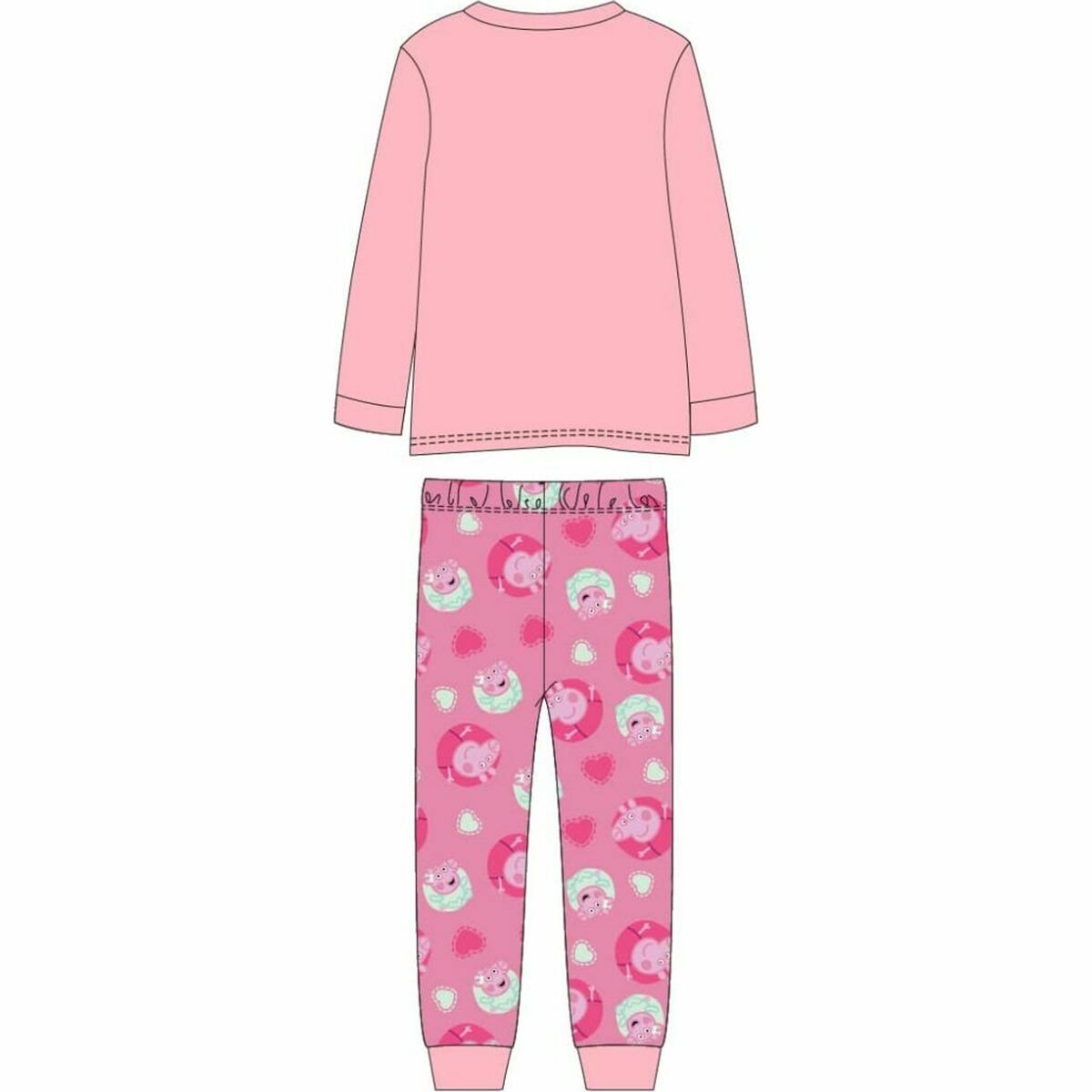 Peppa Pig Pyjama Kinderen Peppa Pig Roze