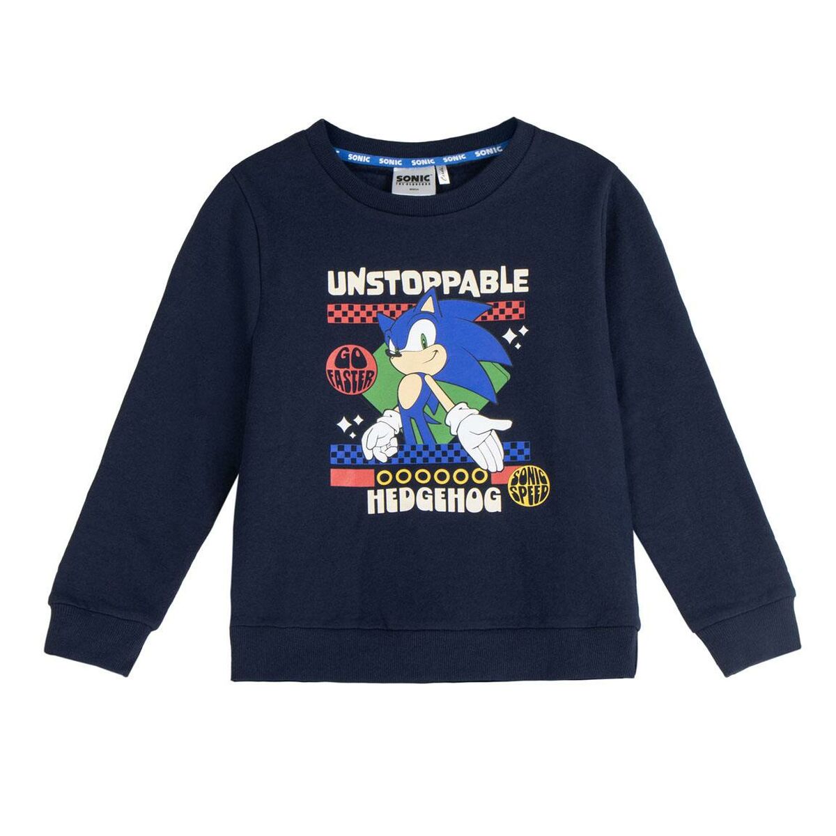 Sonic Kindersweater Sonic Donkerblauw