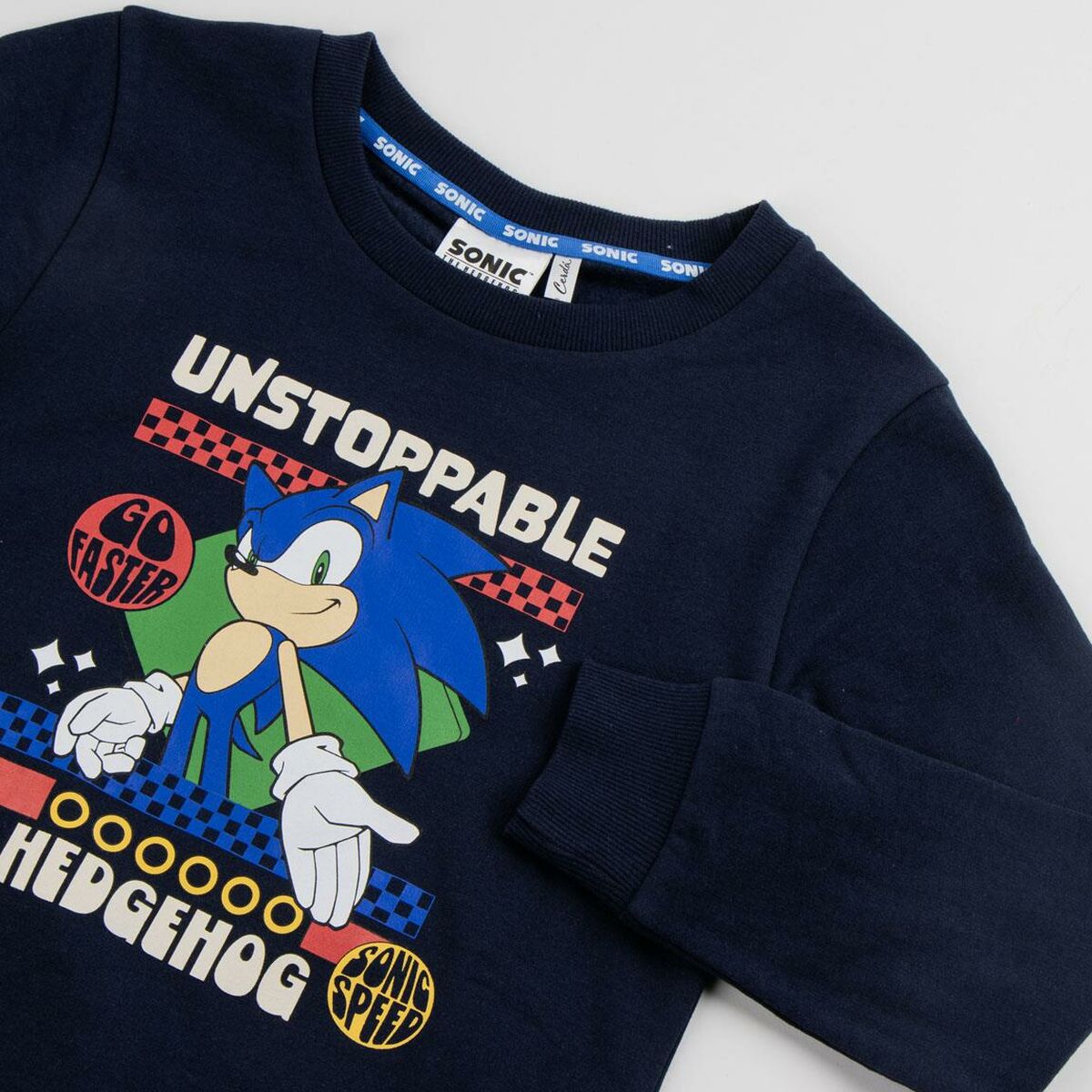 Sonic Kindersweater Sonic Donkerblauw