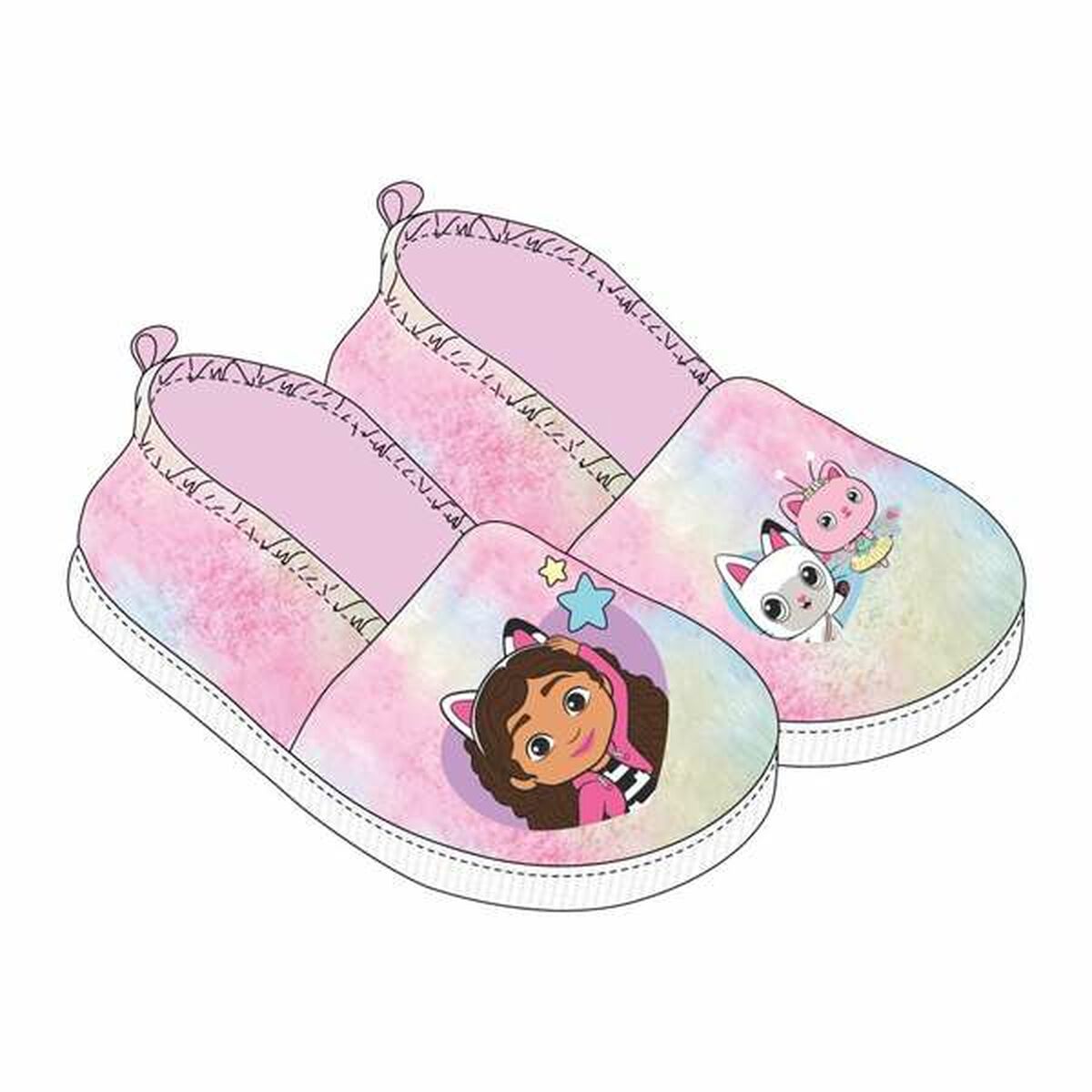 Gabby's Dollhouse Slippers Voor In Huis Gabby's Dollhouse Roze 24-25