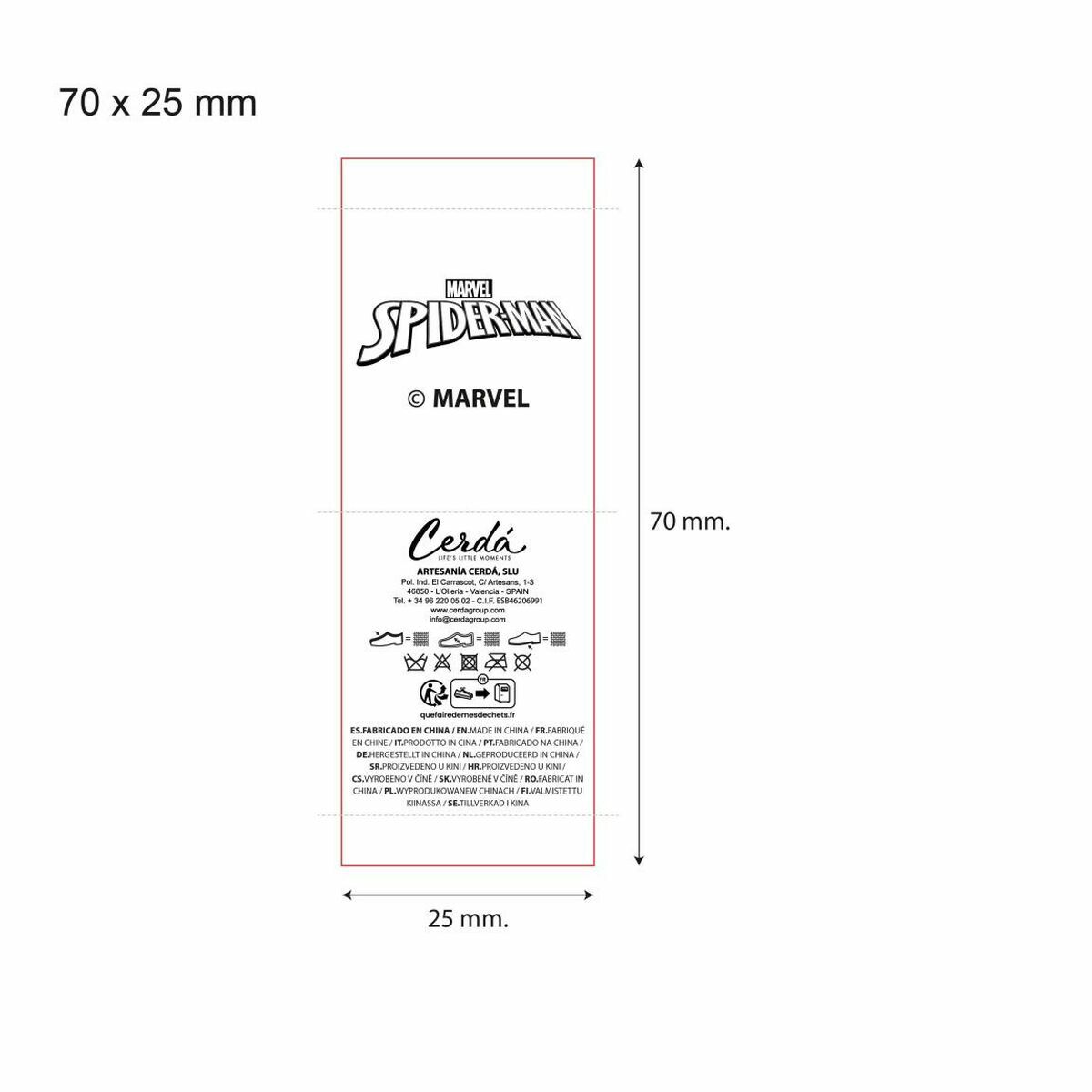 Spider-Man Slippers Voor In Huis Spider-Man Blauw 28-29