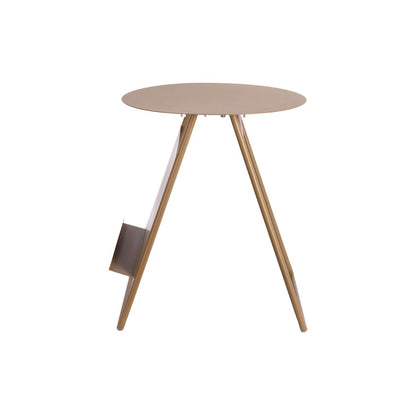 Bijzettafel 40 cm ijzer bruin