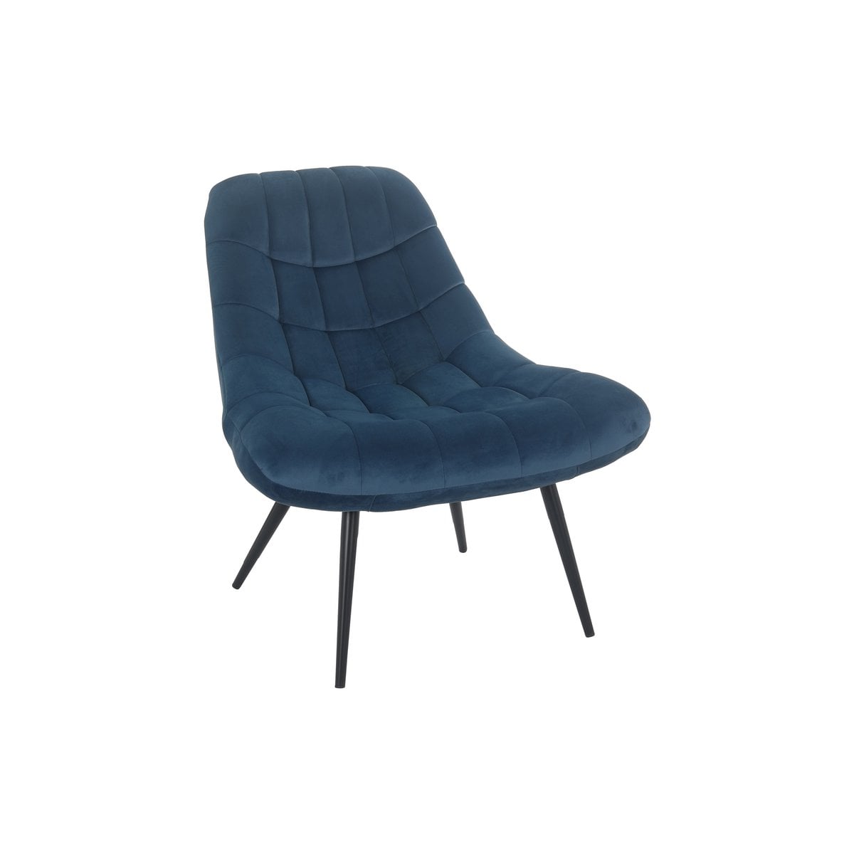 Fauteuil XXL blauw velours