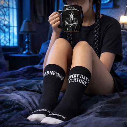Wednesday - Coffin Design Mug & Socks Set