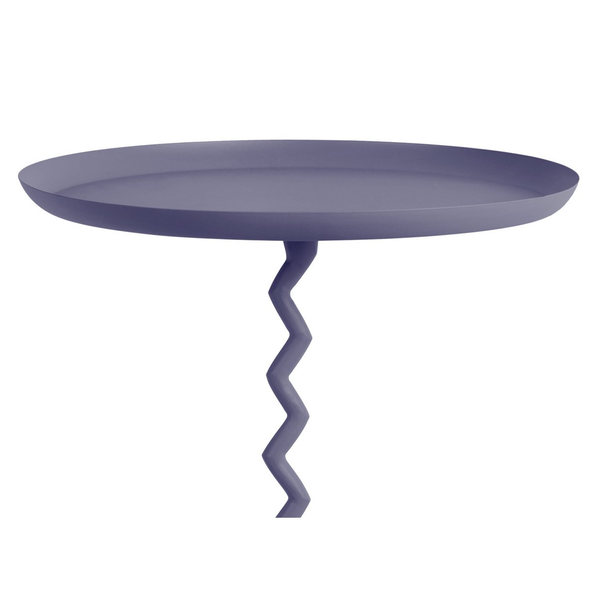Bijzettafel Zig Zag blauw 44x52 cm ijzer