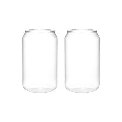 Waterglazen 2 stuks 380 ml glas transparant