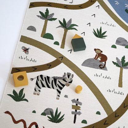 Speelkleed savanne 123x180 cm polyester
