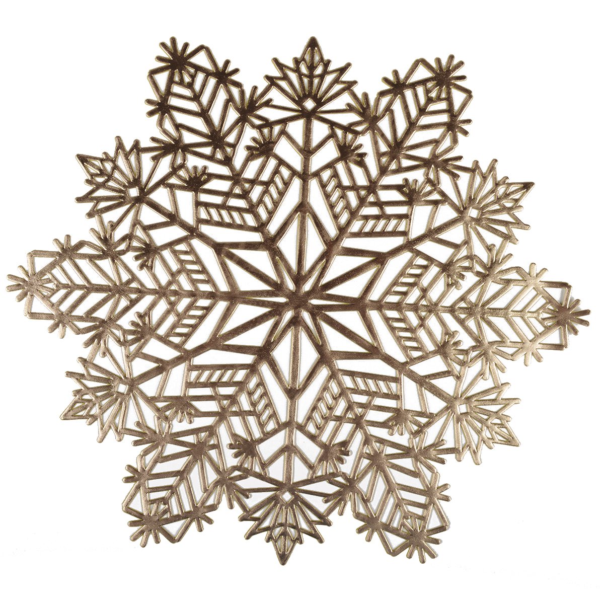 Placemat 38x38 cm goud kunststof