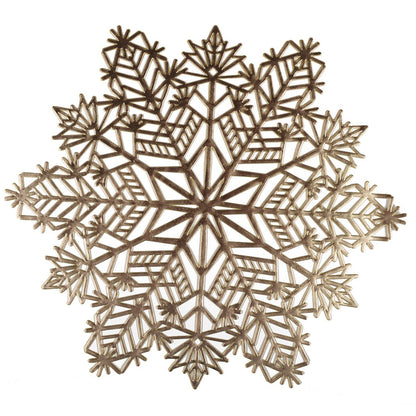 Placemat 38x38 cm goud kunststof