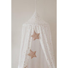 "Pink Powder" Linen Garland with Stars