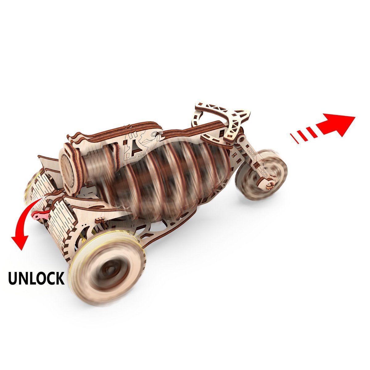 Mr Playwood 3D Houten Puzzel Kosmobike 10104 149 Onderdelen