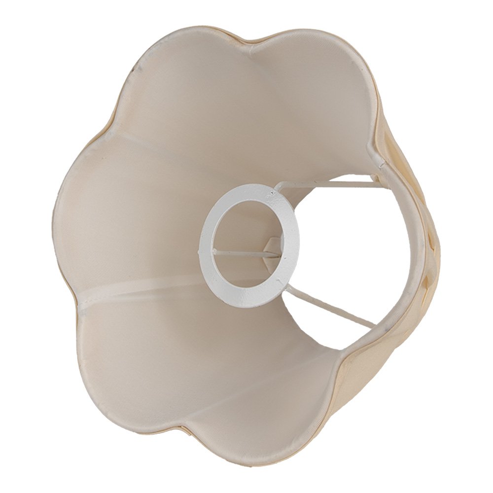 Lampenkap 20x13 cm beige katoen