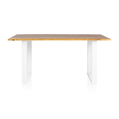 Eettafel massief acaciahout 180x90x75 cm
