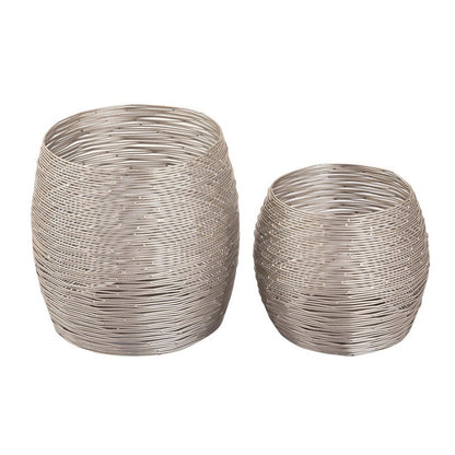 Tweedelige Theelichthouder Windlichten Parijs Goud Zilver